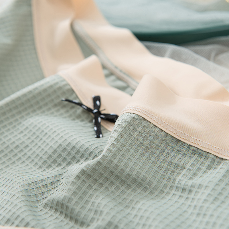 Quần lót Cotton lạnh Umibra viền su thiết kế dập ô co dãn đàn hồi thông thoáng - QL13