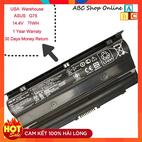 Pin Asus G75 G75V G75VW G75VM A42-G75 Original