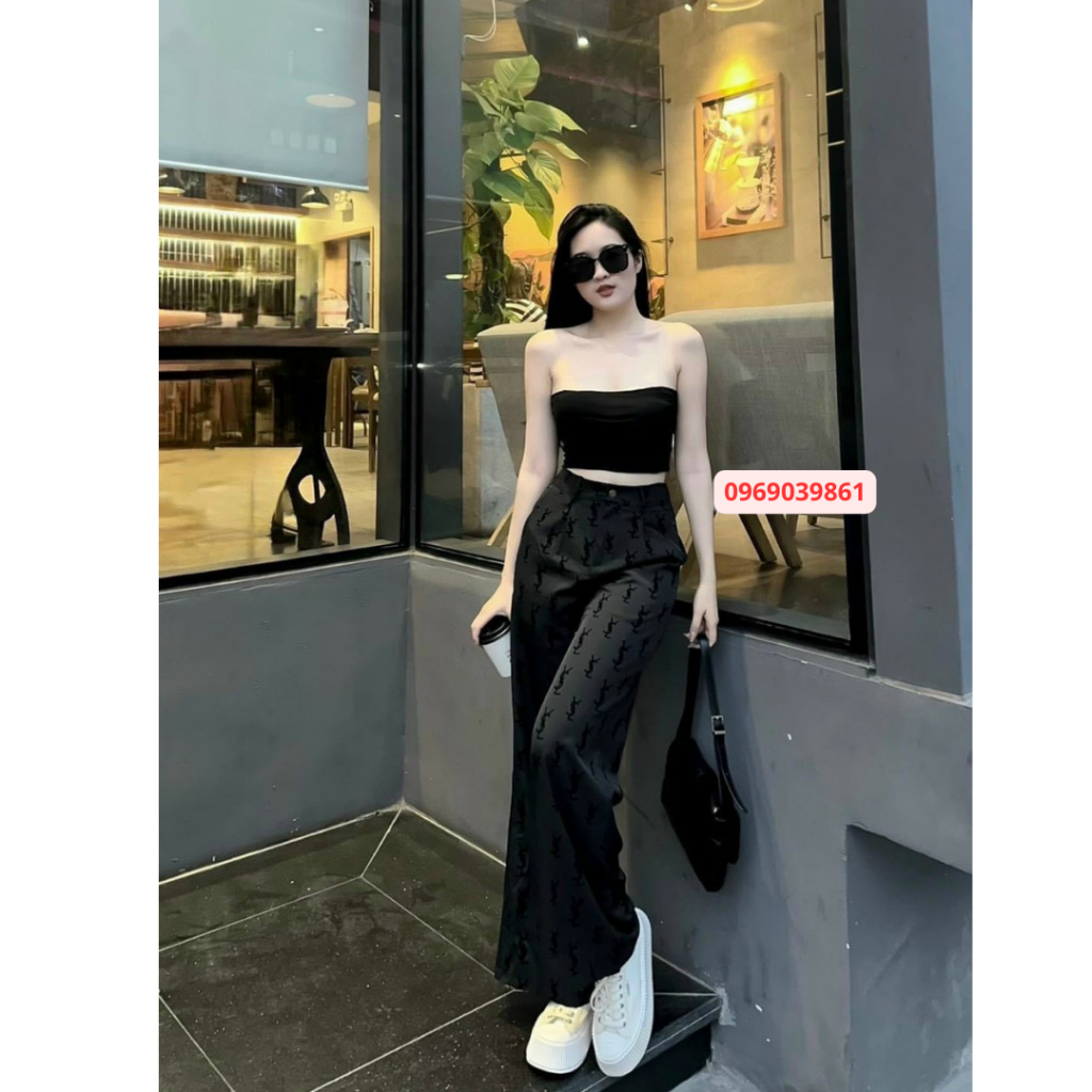 Quần Xuông Nữ Chất Liệu Lụa Mát Mẻ Dáng Đứng Phong Cách Trẻ Trung Sang Sịn Mịn Dễ Phối Đồ Đi Dạo Phố, Tiệc Tùng