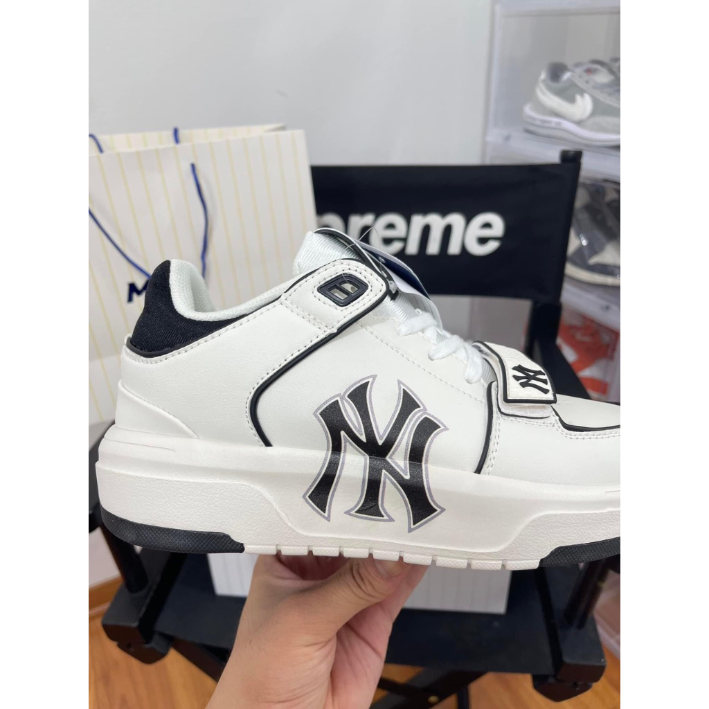 Giày Thể Thao MLB Black White Panda, Giày MLB Chunky Liner Màu Đen Trắng,xanh trắng