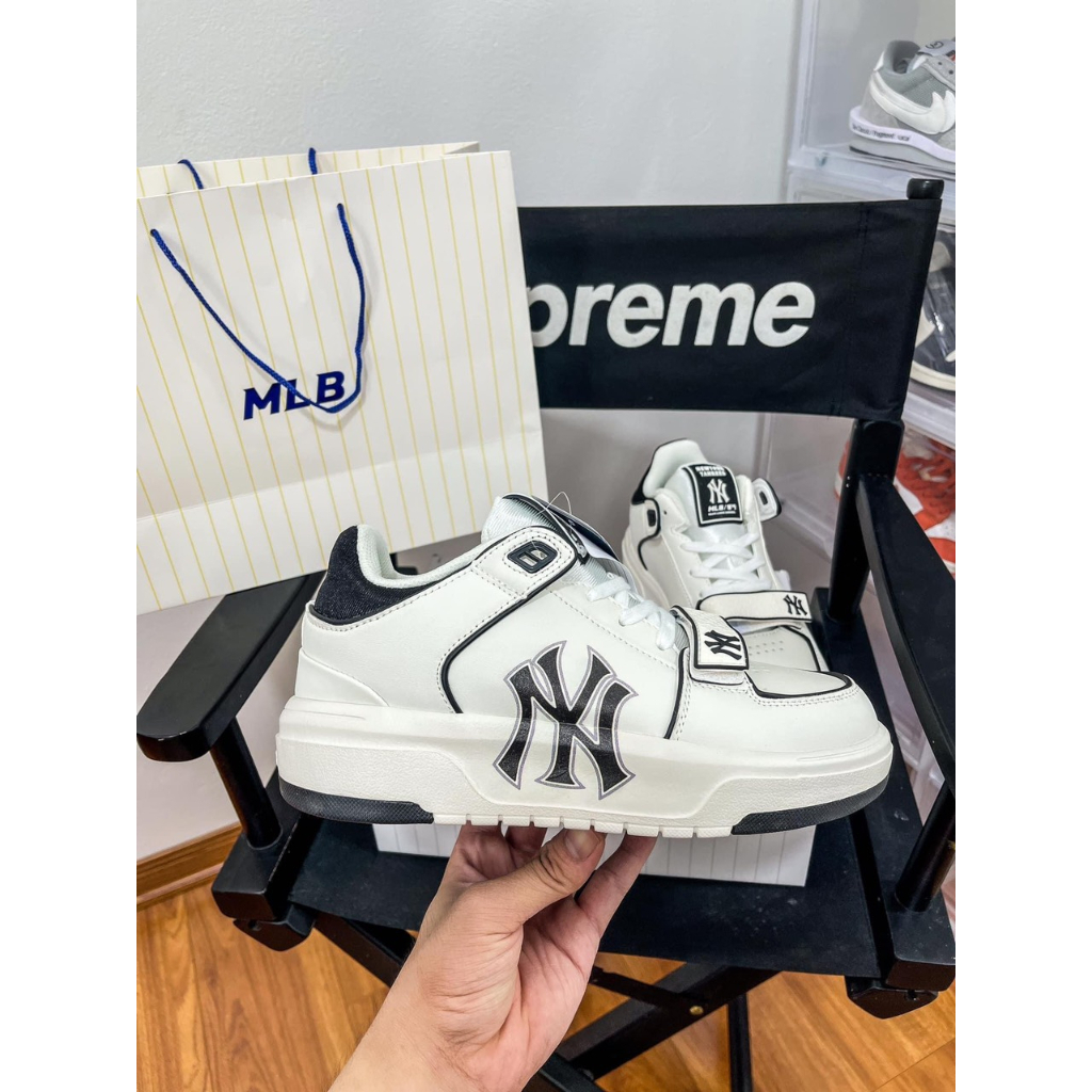 Giày Thể Thao MLB Black White Panda, Giày MLB Chunky Liner Màu Đen Trắng,xanh trắng