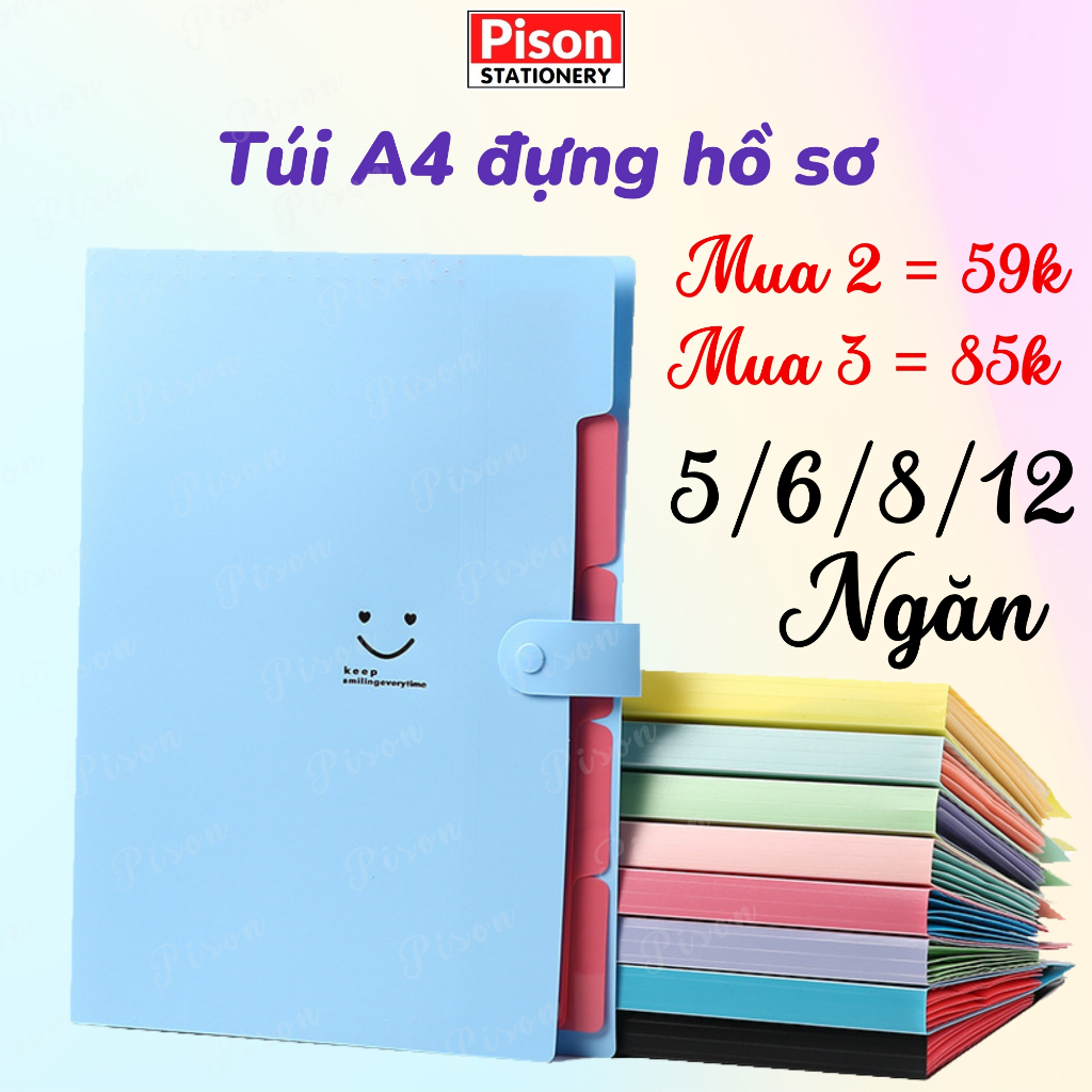 Kệ đựng tài liệu để bàn văn phòng 3 ngăn giúp lưu trữ giấy tờ - file hồ