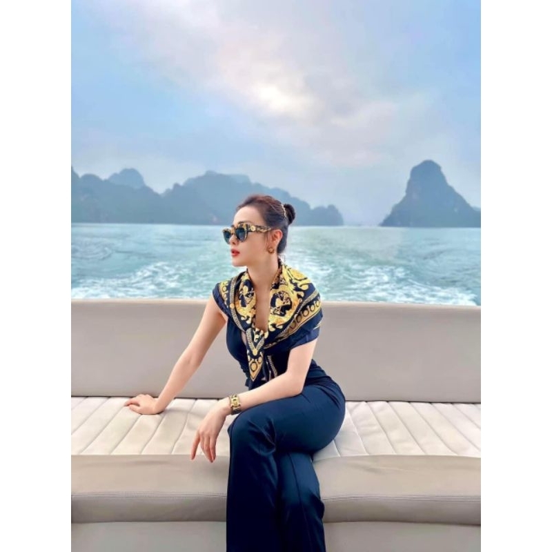 Khăn Vuông Thô Lụa Cao Cấp Hot Phương Oanh Quàng Cổ Nữ Đẹp - Buộc Tóc - Quấn Túi Xách- Làm Áo Yếm- C