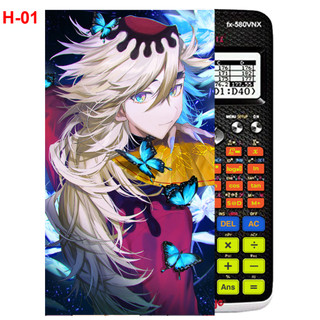 Decal - hình dán máy tính casio fx570, fx580...anime kimetsu no yaiba nhân vật douma