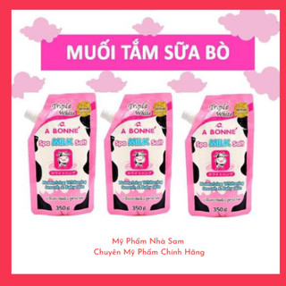 Tẩy da chết muối tắm trắng da chiết xuất sữa bò thái lan 350g