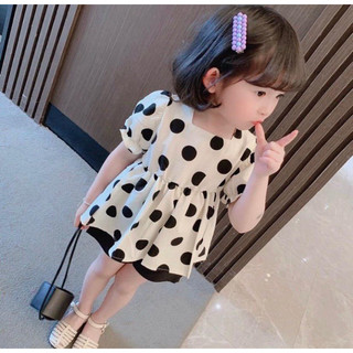 Set bộ chấm bi bé gái