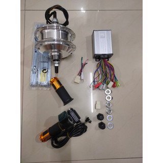 Bộ kit điện lắp bánh sau xe đạp thành xe điện, động cơ 24-36v 250w hàng xịn, chạy tối đa với điện áp 36v