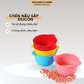 CHÉN NẤU SÁP CHỐNG DÍNH SILICON SIÊU CHỊU NHIỆT DỄ LÀM SẠCH