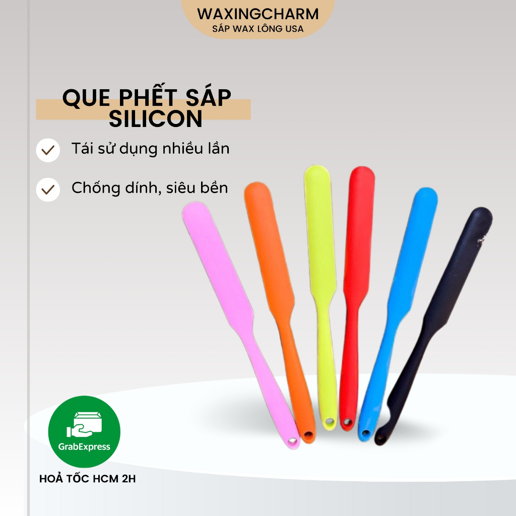 QUE WAX SILICON DÙNG ĐỂ WAX LÔNG CHỐNG DÍNH TÁI SỬ DỤNG SIÊU BỀN