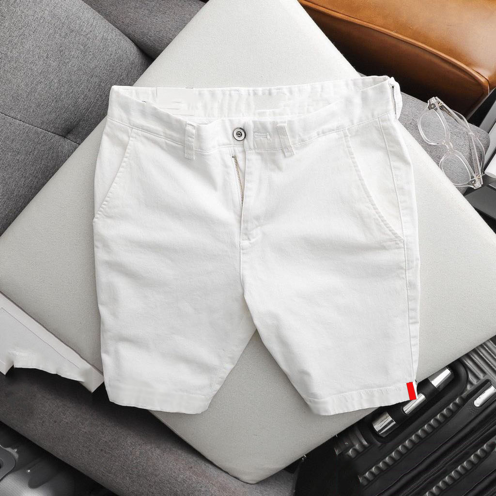 Quần Đùi Nam Kaki Mềm Mịn 5 Màu Trẻ Trung Phong Cách Hàn Quốc