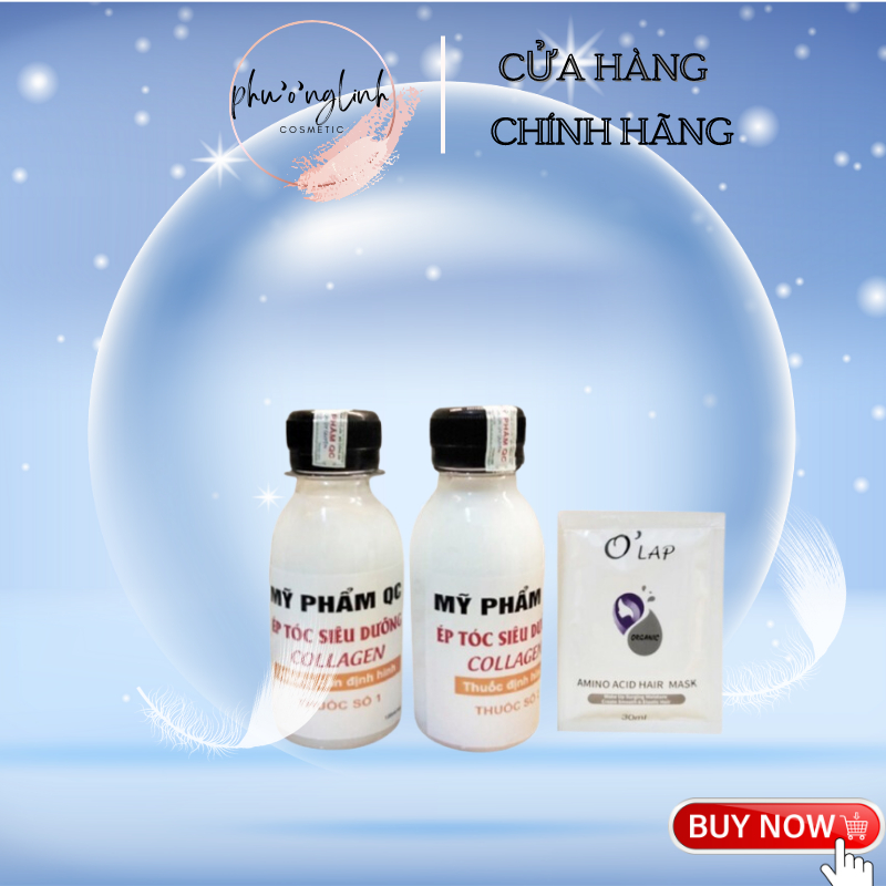 Thuốc duỗi tóc tại nhà - Thuốc ép side không cần dùng nhiệt chứa nhiều dưỡng protein giúp tóc siêu mềm mượt