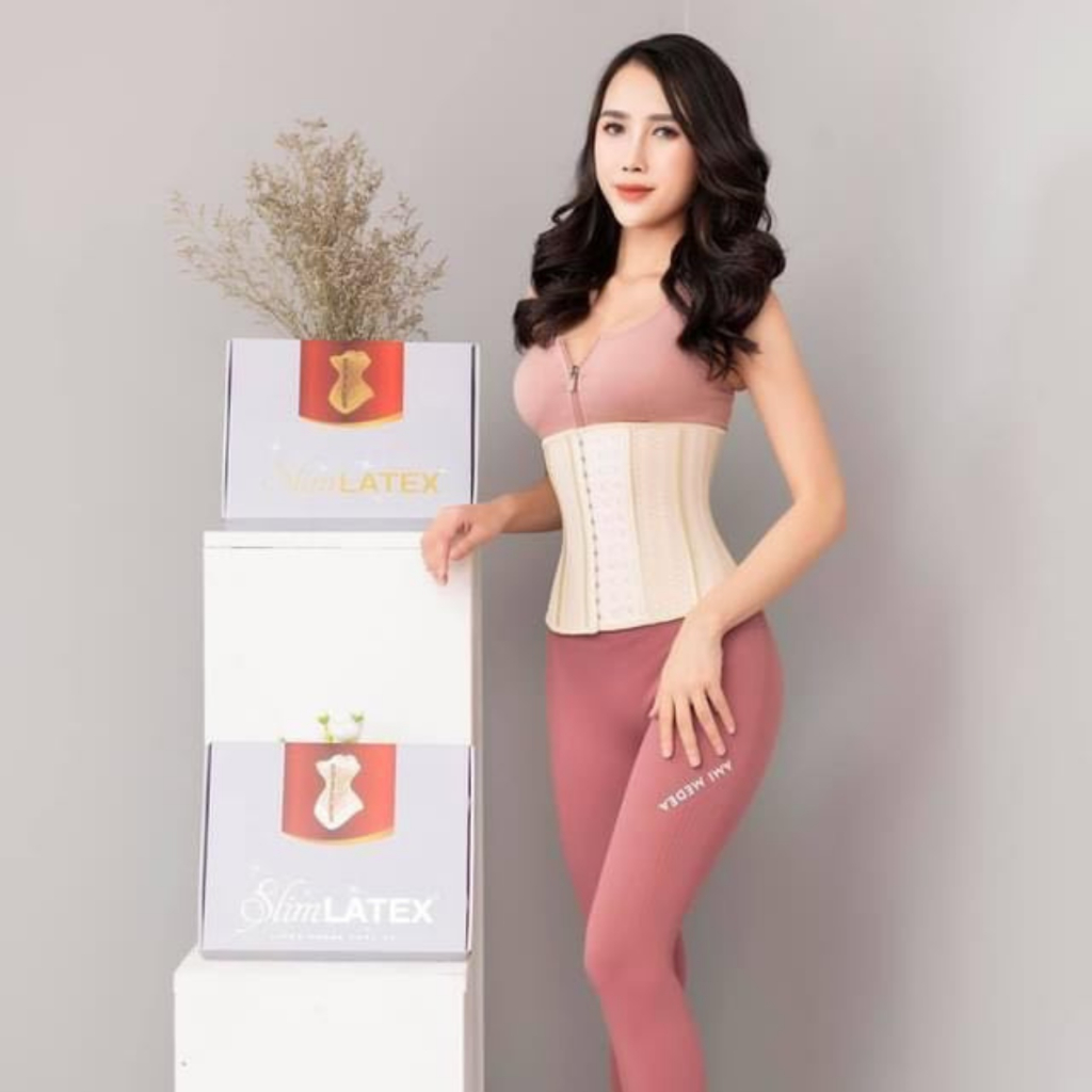 Đai slim latex 25 xương thông hơi dài 29 cm
