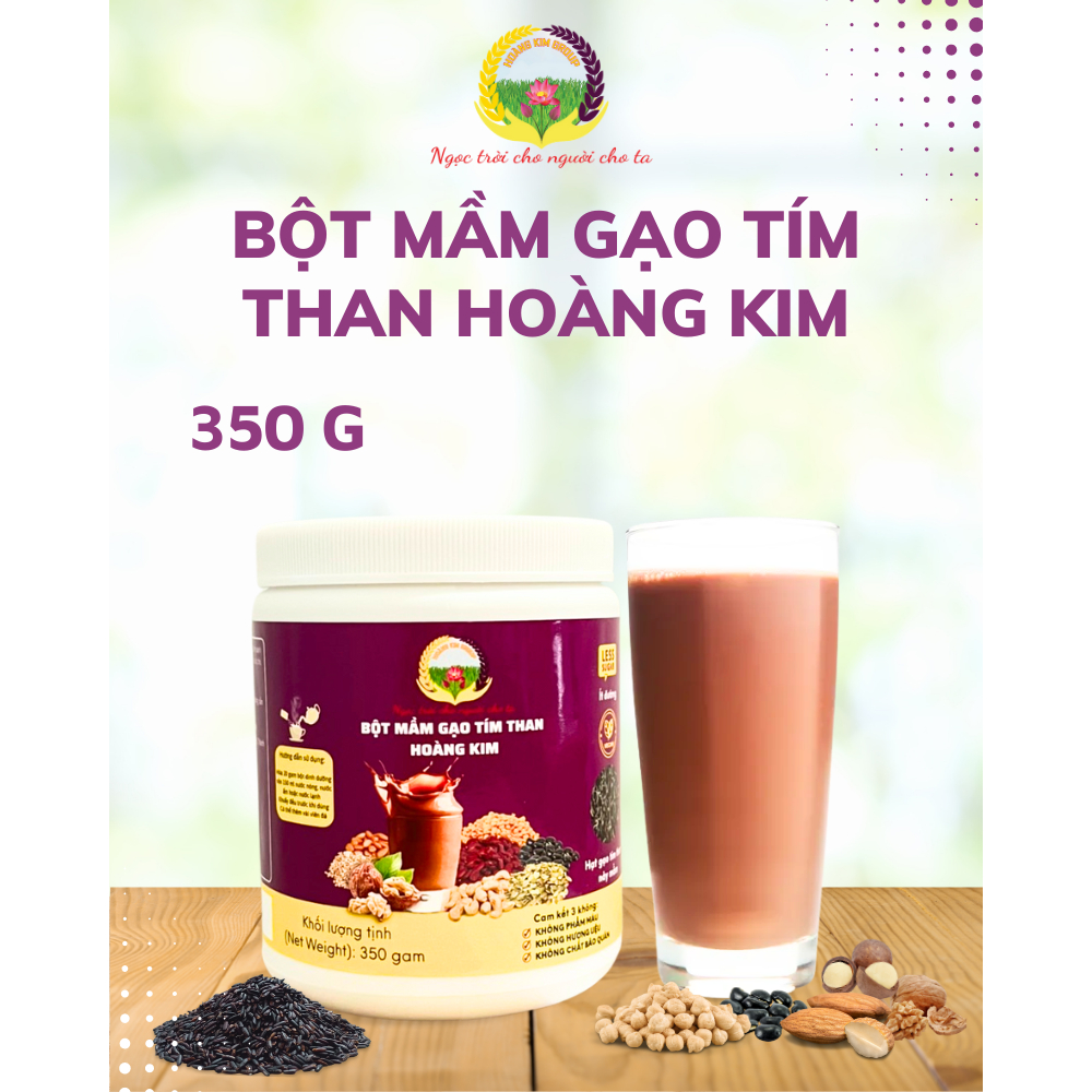 SỮA BỘT MẦM GẠO TÍM THAN HOÀNG KIM [350gram]