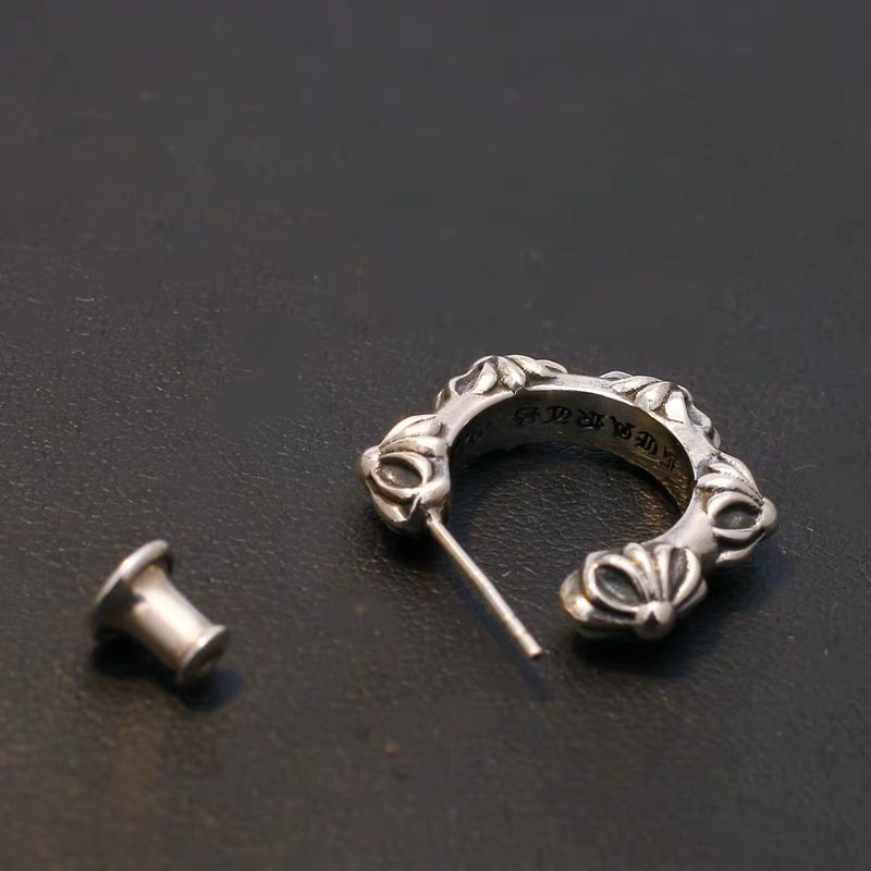 Bông tai chromehears Bông hoa 925