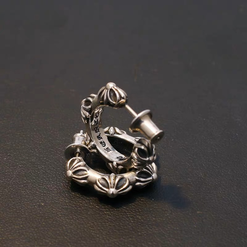 Bông tai chromehears Bông hoa 925