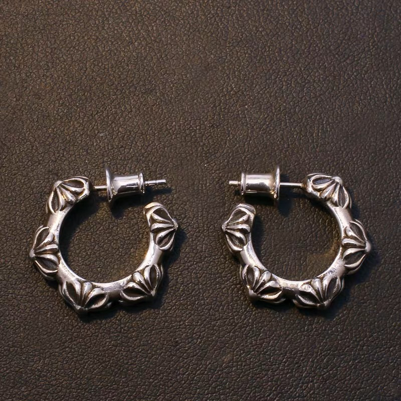 Bông tai chromehears Bông hoa 925