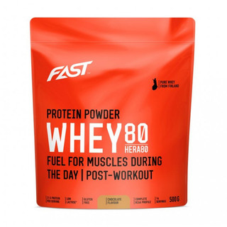 Whey protein isolate bột tăng cơ giảm mỡ khi tập gym protein Fast Hera 80 whey protein vị chocolate - 500g BFitness