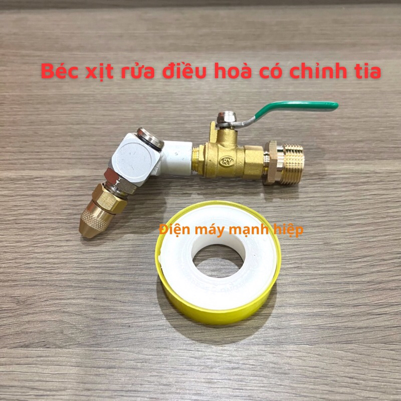 Béc Xịt Rửa Máy Lạnh Điều Hòa 360° . Dùng Cho Máy Rửa Xe . Chỉnh Được 360°