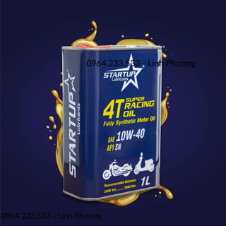 Hàng chính hãng nhớt start up super racing 10w-40 1l