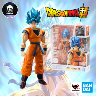 HÀNG CÓ SẴN - Mô Hình Son Goku Blue God Super Saiyan Dragon Ball Super Đồ Chơi Chính Hãng BANDAI SHF SHFiguarts