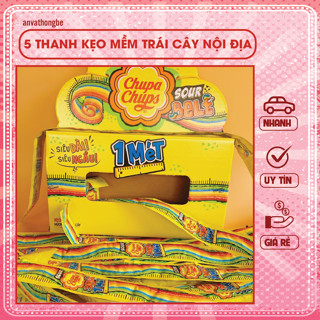 Kẹo dẻo cầu vồng Chupa Chups hương trái cây 1m siêu dài