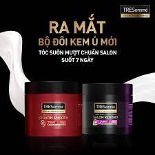 Kem ủ tóc tresemmé keratin smooth vào nếp suôn mượt - ngăn rụng 180ml