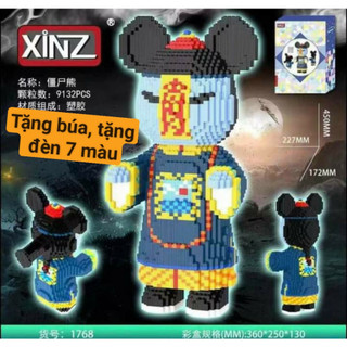 Hàng Sẵn Độc lạ mô hình cương thi cỡ đại 45cm có ngăn kéo , xếp hình siêu đẹp! Xếp hình cương thi , đồ chơi quà tặng