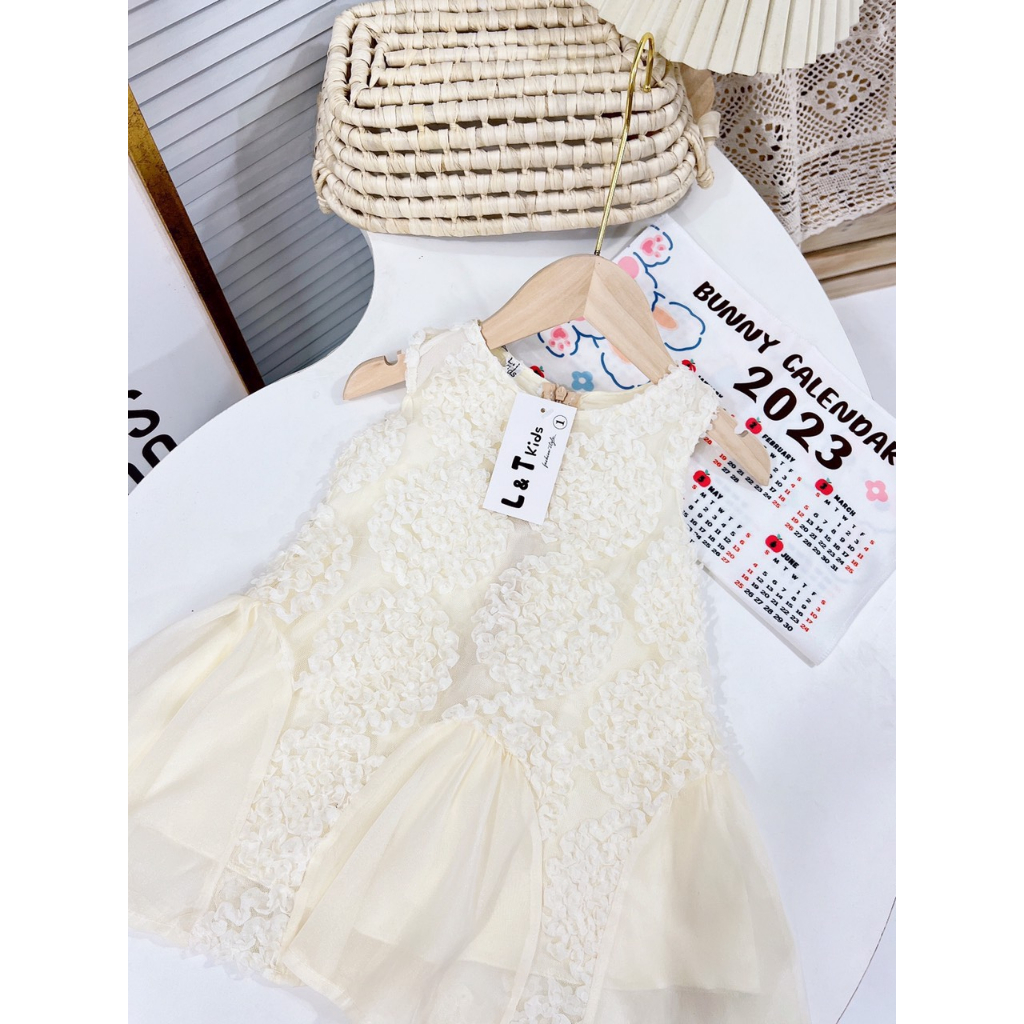 Váy cẩm tú cầu siêu xinh cho bé gái