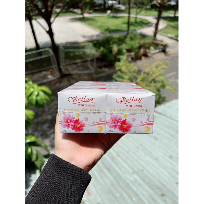 Kem Việt Lan 100g ⚡ CHUẨN CHÍNH HÃNG ⚡ Kem Việt Lan hũ 100g làm sạch tế bào chết, loại bỏ các vết nám, tàn nhang