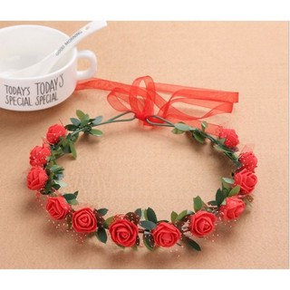 Vòng hoa xốp 12 bông đội đầu chụp ảnh kỉ yếu