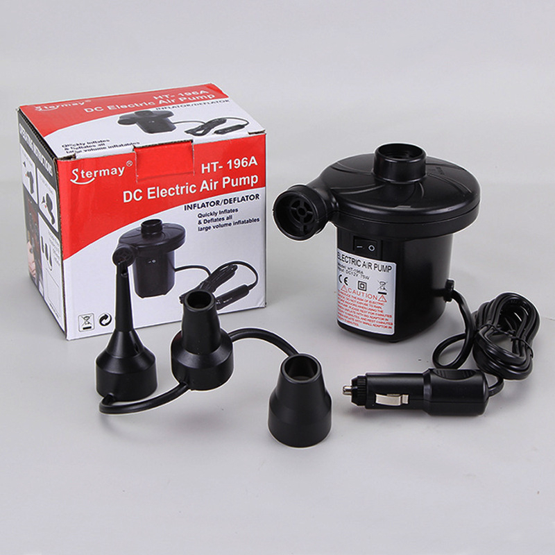 Bơm Điện Mini 2 Chiều Bơm Phao Bơi, Bể Bơi Dành Cho Ô Tô (Chuẩn Đầu 12V)