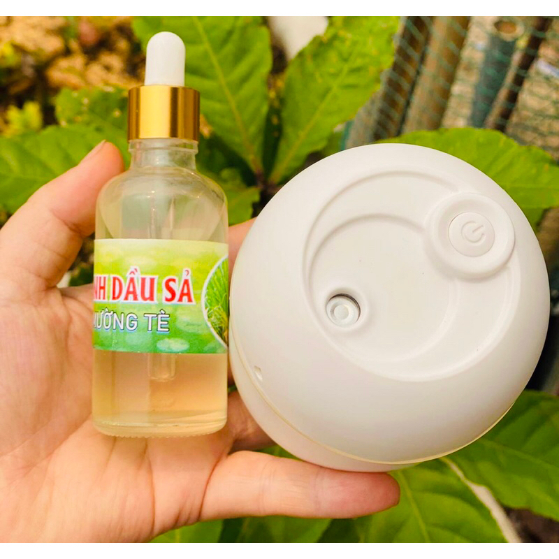 Tinh dầu xả nguyên chất mường tè lai châu 50ml+tặng máy xông