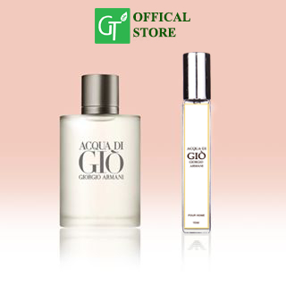 Nước Hoa Nam Mini Chai chiết 10ml -  ACQUA DI GIÒ TRẮNG - PourHomme - Eau de Toilette