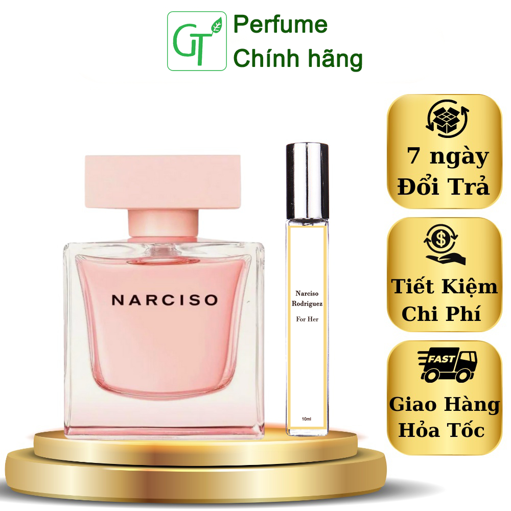 Nước Hoa Nữ Mini Chai chiết 10ml - Narciso Rodriguez Musc Noir Rose For Her Nồng Độ EDP Ngọt Ngào Tươi Mát