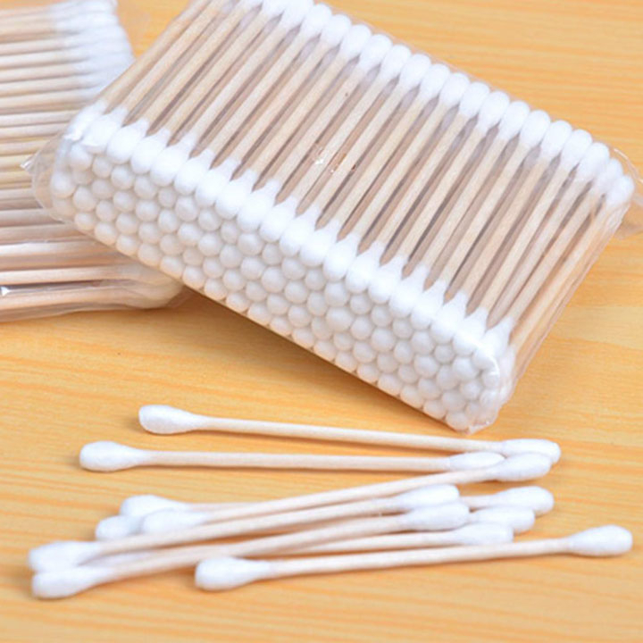 200 Que Bông ngoáy tai Trẻ Em Nhật Bản thân giấy .ĐTBX