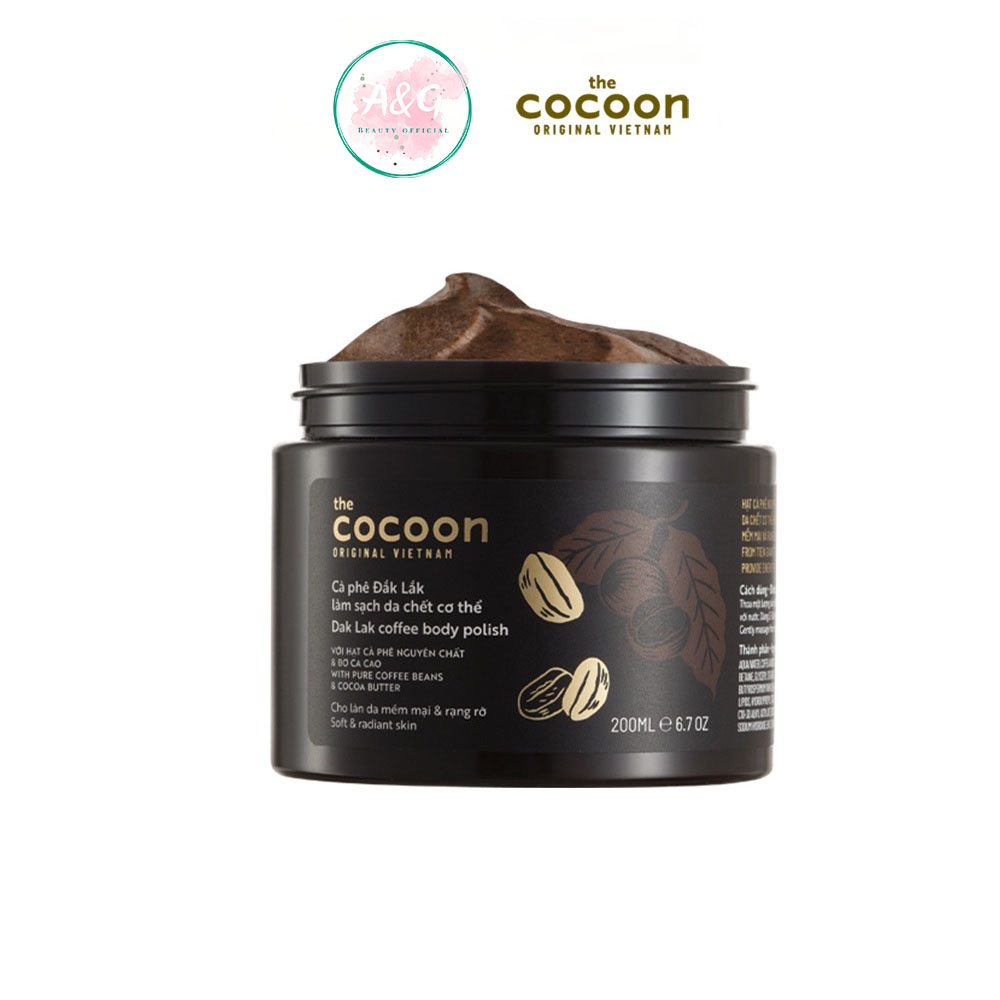 Cà Phê Đắk Lắk Làm Sạch Da Chết Cơ Thể 200ml