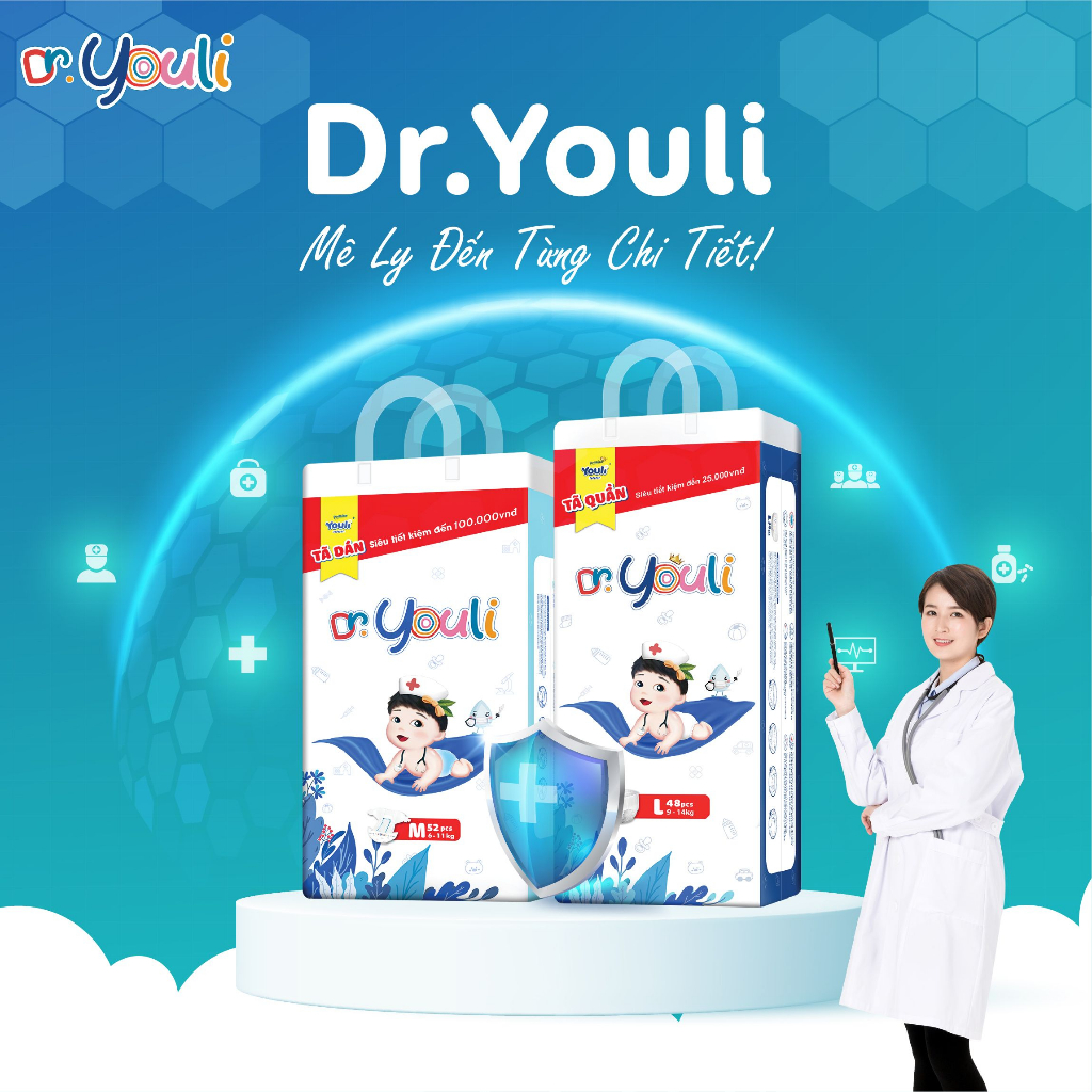 Bỉm/Tả Dán/Quần Dr Youli