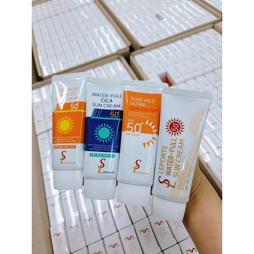 Kem Chống Nắng Vật Lý Smile Leader Premium Anti UV Sun Cream SPF 50+ PA++++