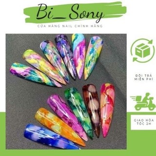 Sét gel loang vinimay 12 màu sáng đẹp ♥️