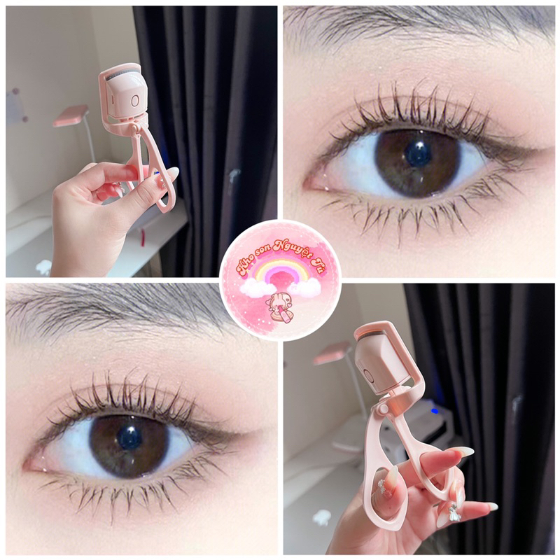 Kẹp mi điện thông minh nhỏ gọn tiện lợi giúp mi cong lâu dễ sử dụng