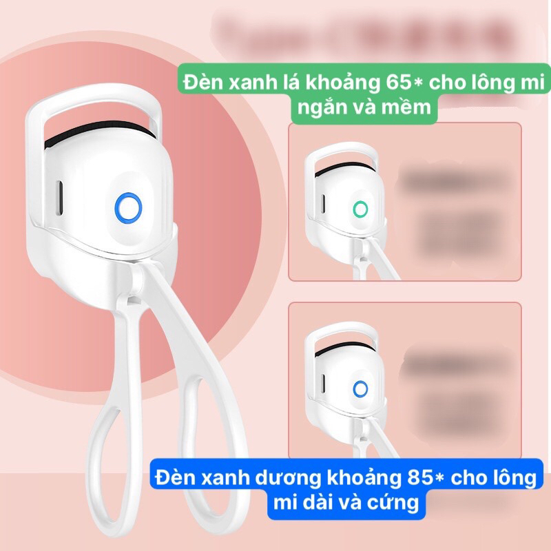 Kẹp mi điện thông minh nhỏ gọn tiện lợi giúp mi cong lâu dễ sử dụng