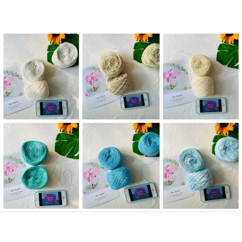 Yarn - Sợi Cotton Việt Nam 1mm  - Cotton VN cuộn từ ~90gram ~ 100gram