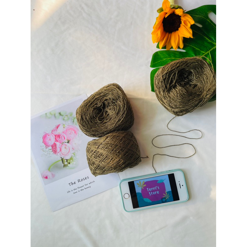 Yarn - Sợi Cotton Việt Nam 1mm  - Cotton VN cuộn từ ~90gram ~ 100gram