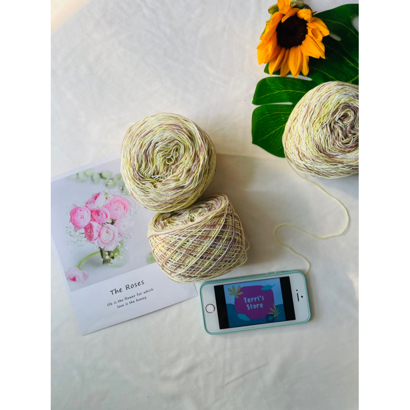 Yarn - Sợi Cotton Việt Nam 1mm  - Cotton VN cuộn từ ~90gram ~ 100gram