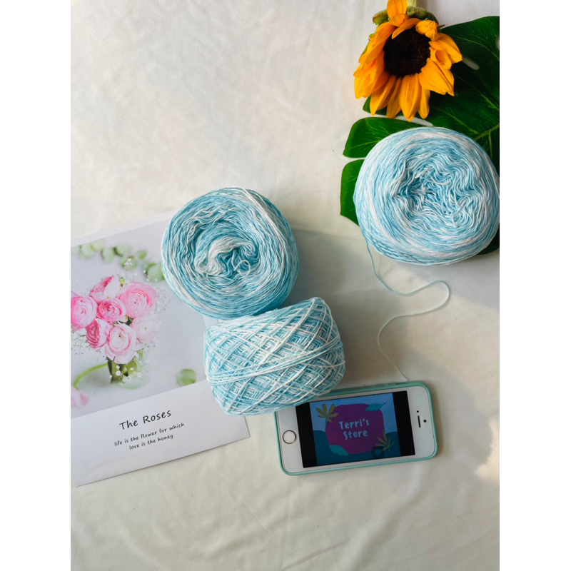 Yarn - Sợi Cotton Việt Nam 1mm  - Cotton VN cuộn từ ~90gram ~ 100gram