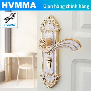 Khóa cửa tay nắm Tân cổ điển dùng cho cửa phòng khách, nhà tắm - Hàng cao cấp HVMMA