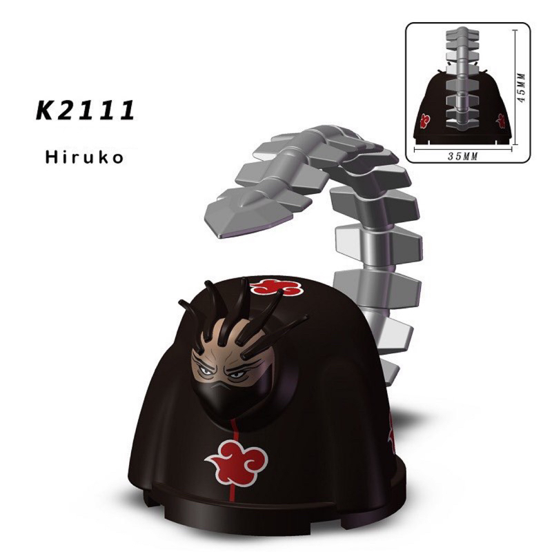 Đồ Chơi Lắp Ráp Minifigure Naruto Hiruko Akasuki Bộ Giáp Rối Của Sasori K2111