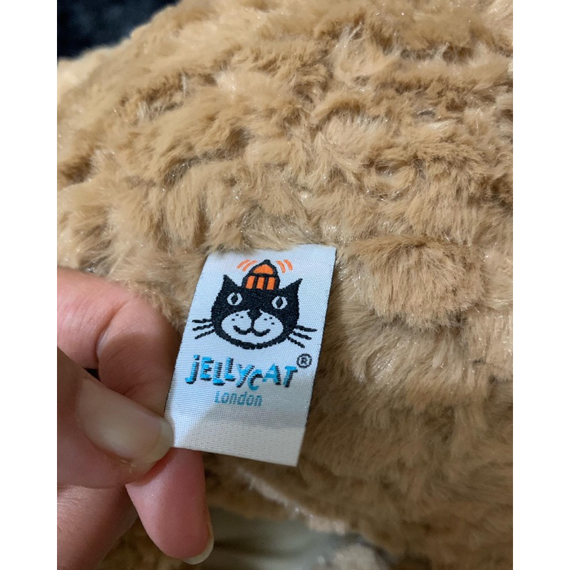 Gấu Bông Bartholomew Bear full tag JellyCat Lông Xước Siêu Mềm Mịn