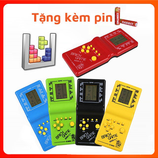 Máy chơi game xếp hình, xếp gạch, bắn tăng, rắn săn mồi, điện tử cầm tay Brick Game [ Tặng kèm 2 pin ]