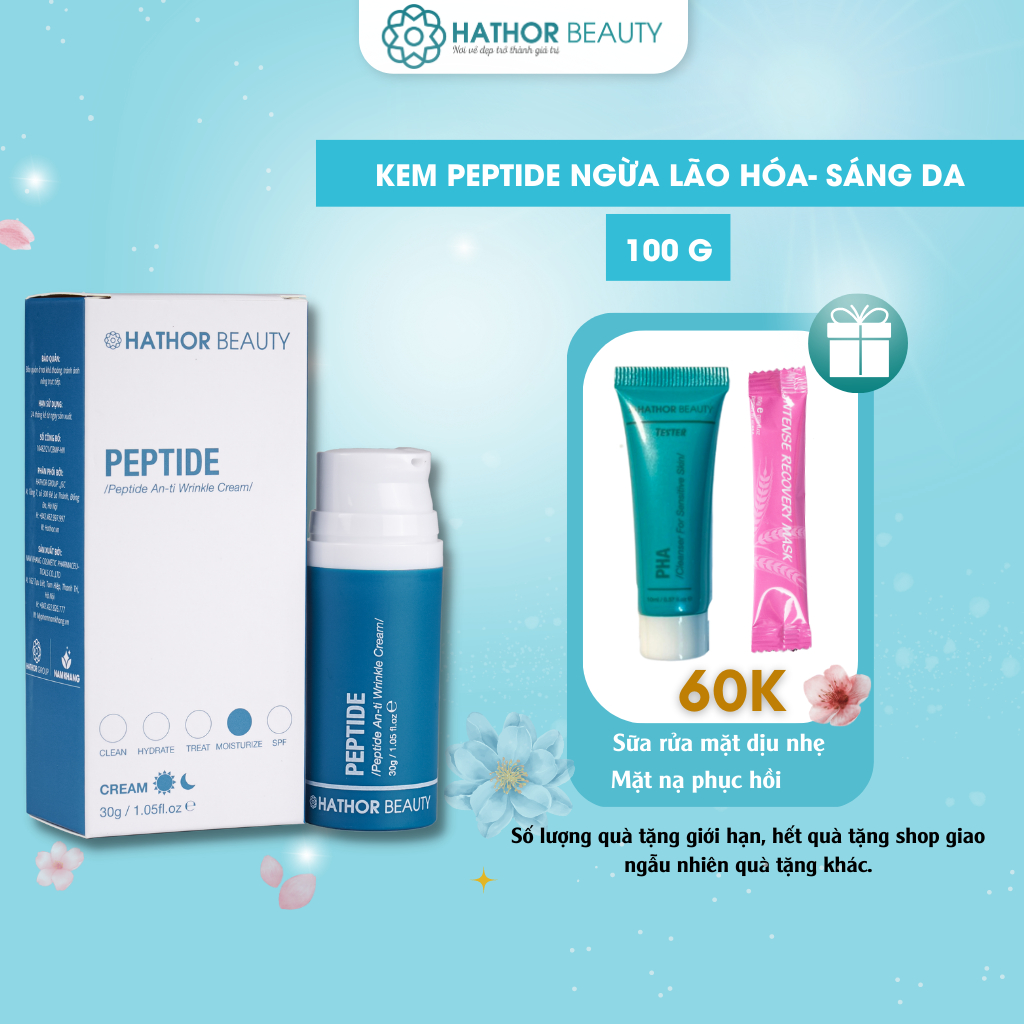 Kem dưỡng da mặt Hathor Beauty 30g giúp dưỡng trắng cấp ẩm mờ nám trẻ hóa da hiệu quả chính hãng